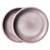 HKliving Bold & Basic Ceramics Deep Plate Purple Set of 2
