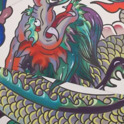 HKliving Traditional Blend Beach Umbrella