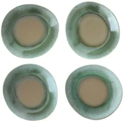 HKliving Green Ceramic Plate