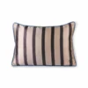 HKliving Satin striped cushion brown/taupe (35x50) 2 HKliving Satin striped cushion brown/taupe (35x50)