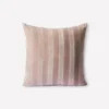 HKliving Striped Velvet Cushion Beige/Dusty Pink (45x45) 1 HKliving Striped Velvet Cushion Beige/Dusty Pink (45x45)