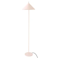 HKliving Metal Triangle Floor Lamp Matt Nude