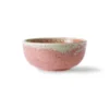 HKliving Home Chef Ceramics Rustic Pink Bowl Set of 2