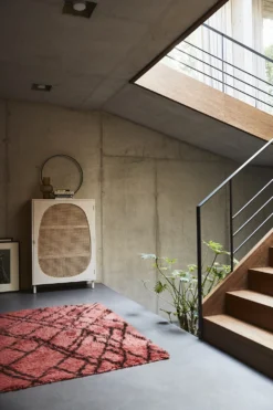 HKliving Funky Red Berber Rug 7 HKliving Funky Red Berber Rug