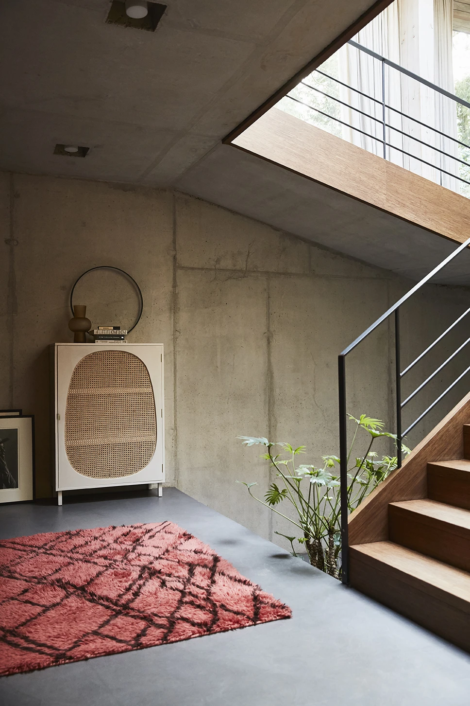 HKliving Funky Red Berber Rug 5 HKliving Funky Red Berber Rug