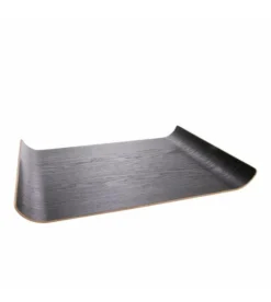 HKliving Black Willow Wooden Tray L 8 HKliving Black Willow Wooden Tray L