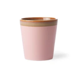 HKliving 70s Ceramics Handleless Mug - Pink