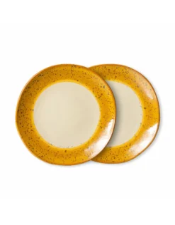 HKliving Set of 2 Autumn Side Plates