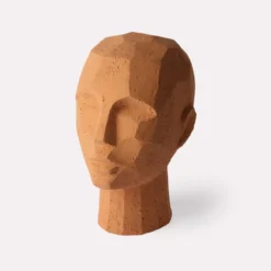 HKliving Terracotta Head Figure