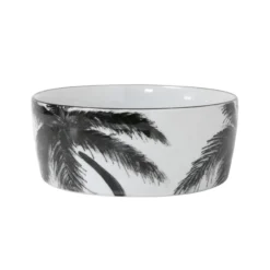 HKliving Porcelain bowl palms