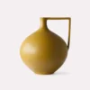 HKliving Ceramic Mustard Amphora Large Jar