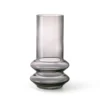 HKliving Smoked Grey Glass Vase M