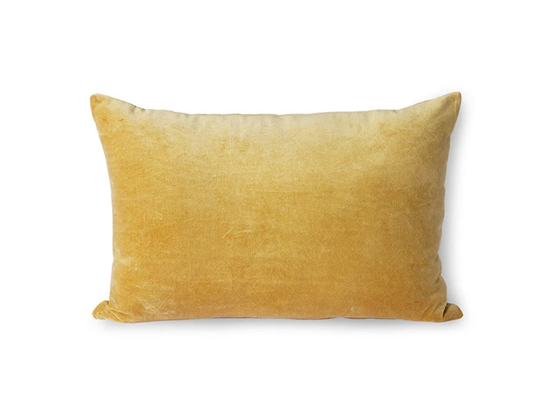 HKliving Velvet Cushion Gold 60x40cm 3 HKliving Velvet Cushion Gold 60x40cm
