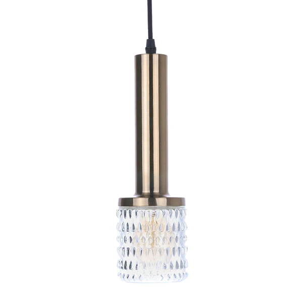 HKliving Brass/glass Pendle Lamp 4 HKliving Brass/glass Pendle Lamp