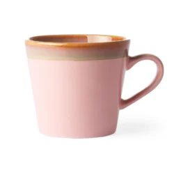 HKLIVING Sales 54 HKliving 70s Ceramics Cappuccino Mug - Pink