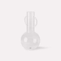 HKliving Glass Vase With Two Handles