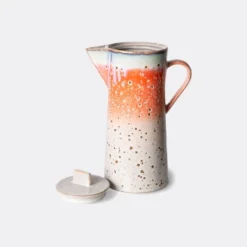 HKliving 70s Multi Colors Ceramic Coffee Pot