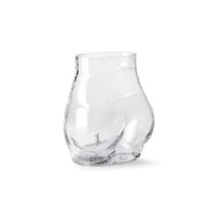 HKliving Textured Glass Bum Vase