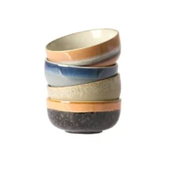 HKliving 70´S Ceramics Tapas Bowls I - Set of 4 9 HKliving 70´S Ceramics Tapas Bowls I - Set of 4
