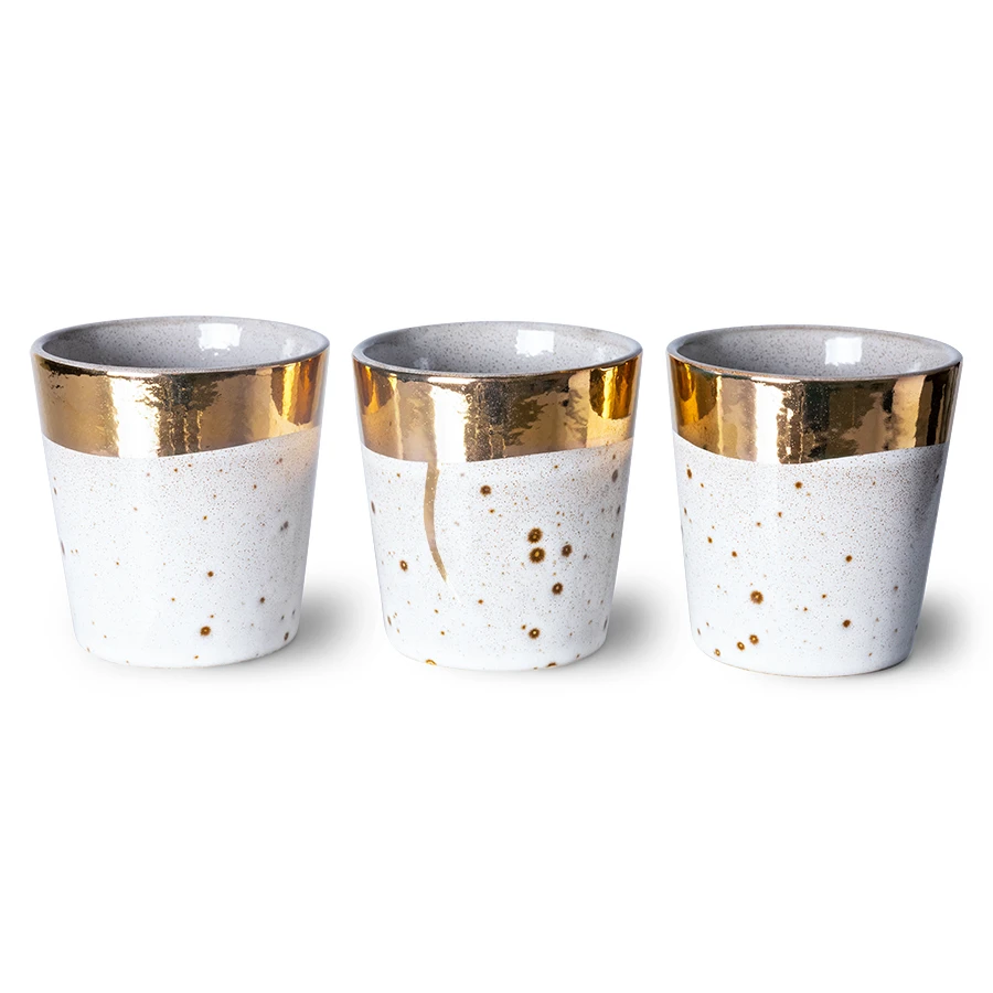 HKliving 70s Ceramics: Christmas Special 2021, Coffee Mug, Sparkle 4 HKliving 70s Ceramics: Christmas Special 2021, Coffee Mug, Sparkle