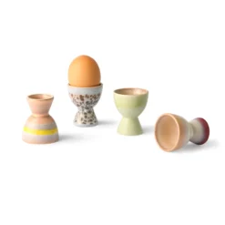 HKliving Multicolour Ceramic Egg Cups