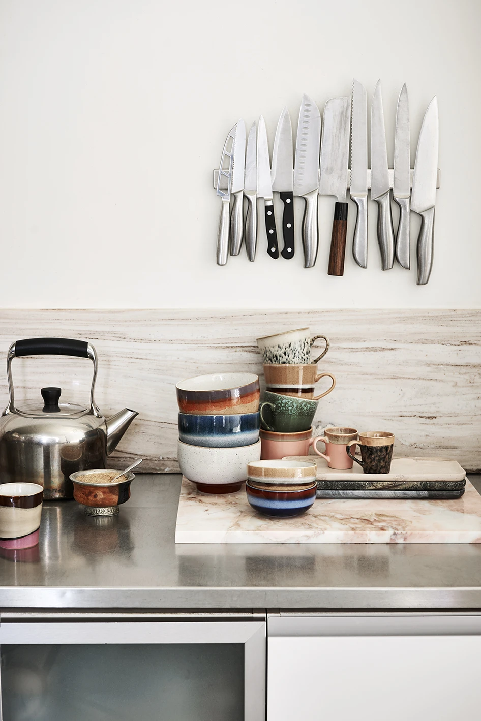 HKliving Ceramic 70's espresso mug: lava set/2 5 HKliving Ceramic 70's espresso mug: lava set/2