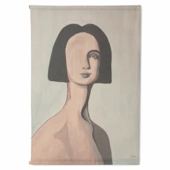 HKliving Wall Chart Woman Portrait By Sella Molenaar