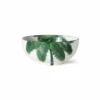 HKliving Green Porcelain Palms Bowl