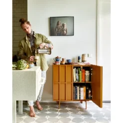 HKliving 70s Ceramics Ristretto Mug - Calypso Set of 4