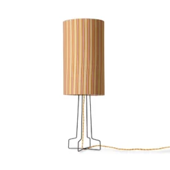 HKliving Doris : Printed Cylinder Lamp Shade Stripes
