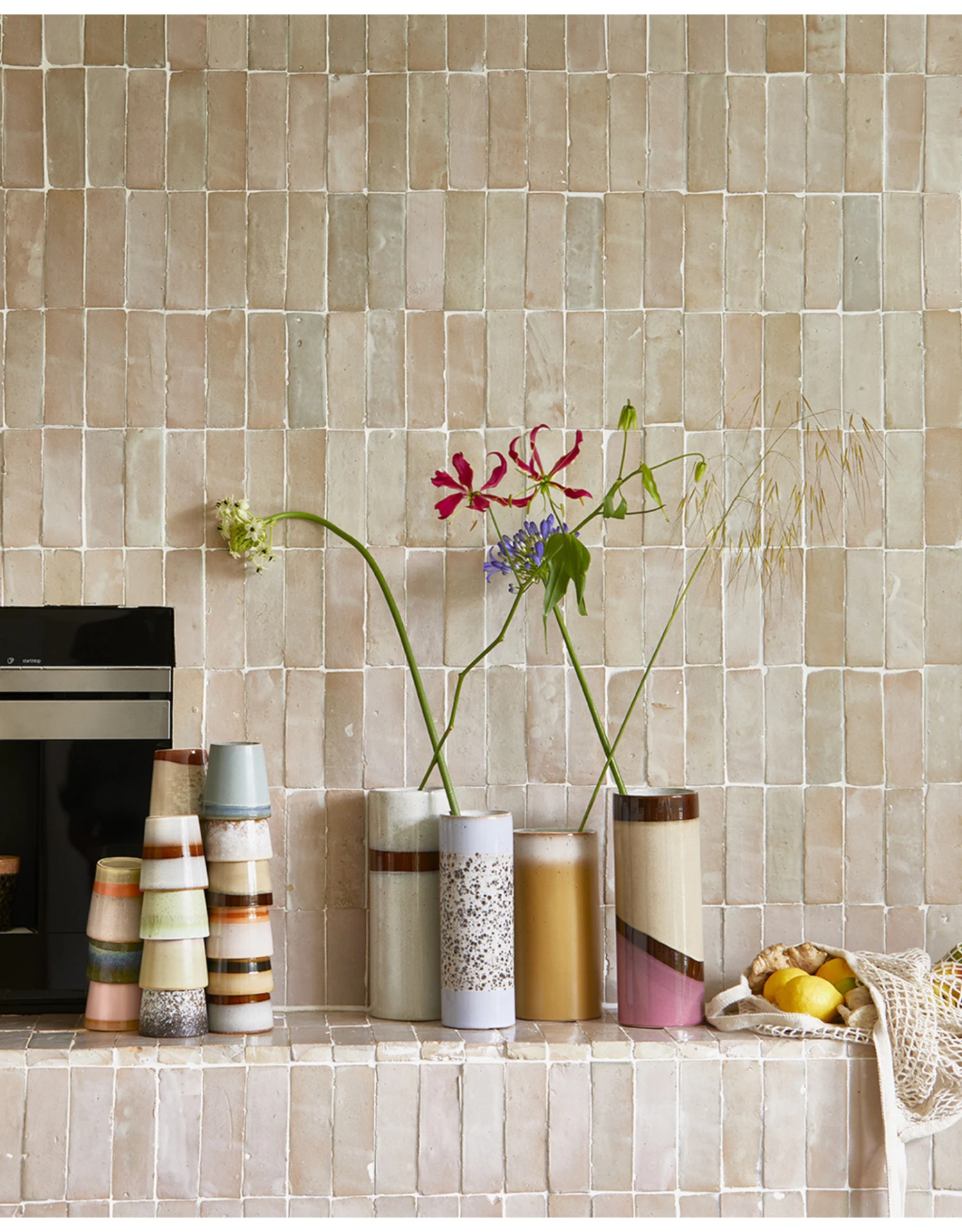 HKliving Large Snow Vase 6 HKliving Large Snow Vase