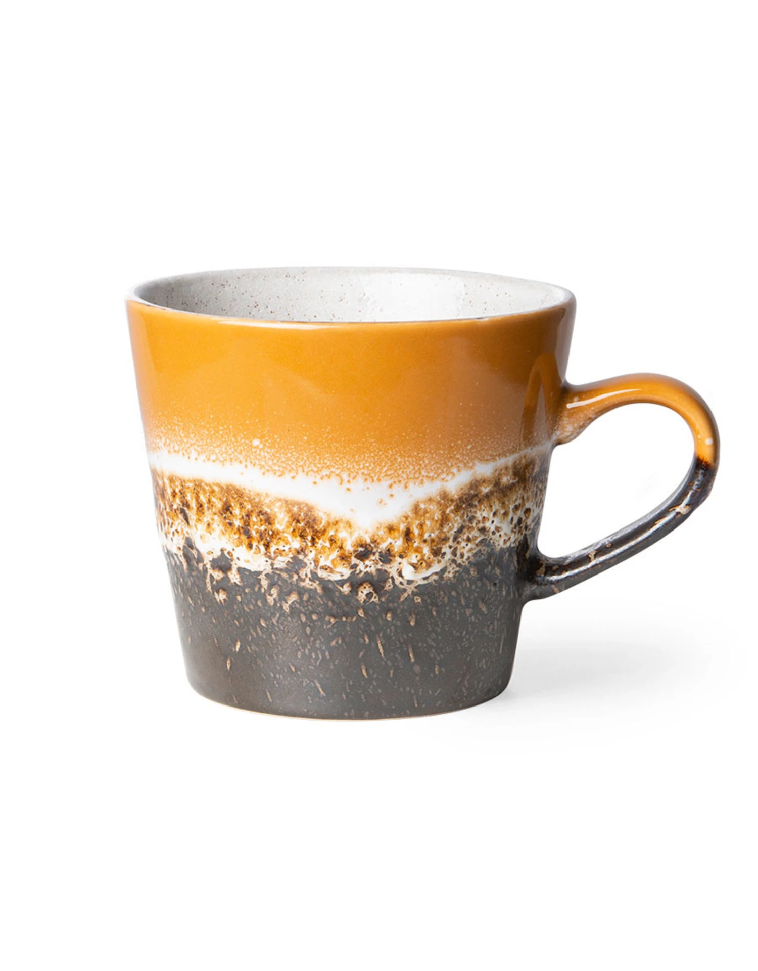 HKliving Fire Cappuccino Ceramic Mug 3 HKliving Fire Cappuccino Ceramic Mug