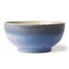 HKliving Ceramic 70's Salad Bowl L, Ocean, 23x23x10,5cm 2 HKliving Ceramic 70's Salad Bowl L, Ocean, 23x23x10,5cm