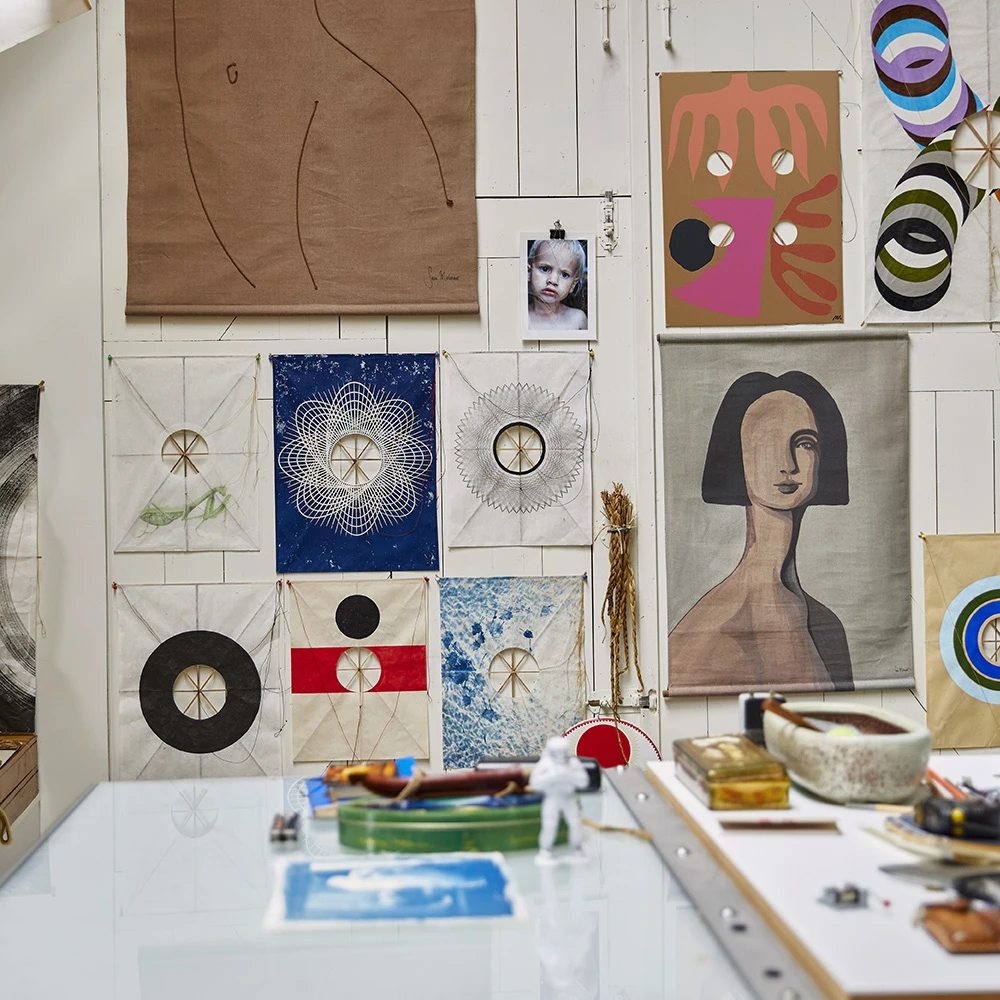 HKliving Woman Portrait Tapestry by Sella Molenaar 7 HKliving Woman Portrait Tapestry by Sella Molenaar