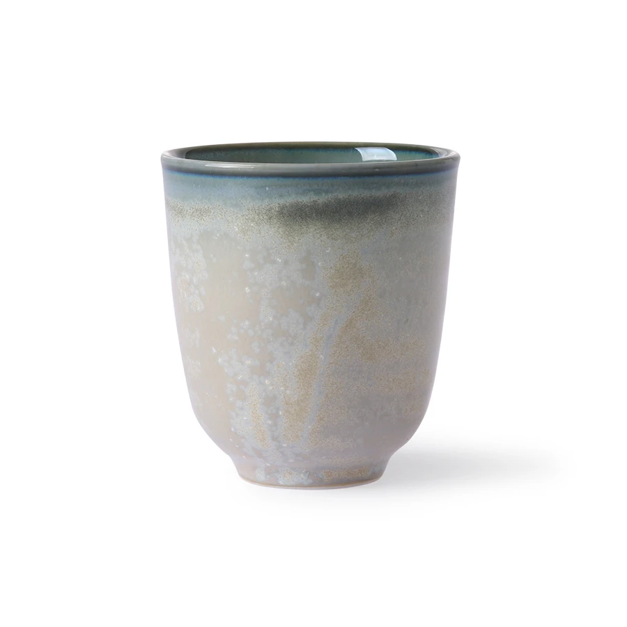 HKliving Grey and Green Home Chefs Ceramics Mug 3 HKliving Grey and Green Home Chefs Ceramics Mug