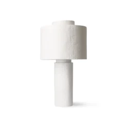 HKliving Gesso table lamp in the colour matt white.
