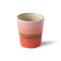 HKliving 70s Ceramics Handleless Coffee Mug - Mars