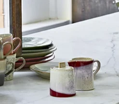 HKliving 70’s Ceramics Frost Milk Jug & Sugar Pot 13 HKliving 70’s Ceramics Frost Milk Jug & Sugar Pot