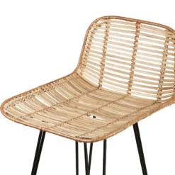 HKliving Rattan Bar Stool