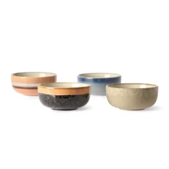 HKliving 70s Ceramics Tapas Bowls Set of 4
