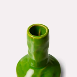 HKliving The Emeralds Small Green Ceramic Candle Holder
