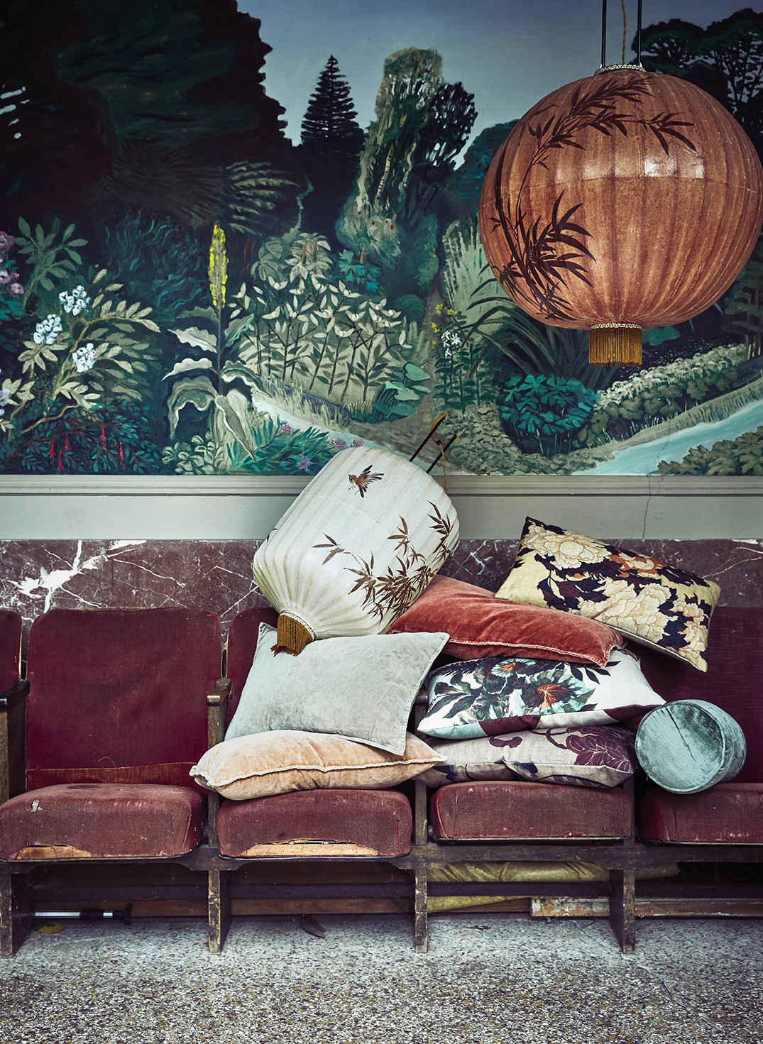 HKliving Printed Cushion Kyoto 35x60cm 7 HKliving Printed Cushion Kyoto 35x60cm