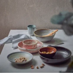 HKliving Home Chef Bowl Rustic Green Grey