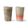 HKliving Set of 2 Ceramic Tea Mugs