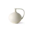 HKliving Medium Ceramic Jar - White Speckled