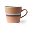 HKliving Ceramic 70's Cappuccino Mug: Stream (Set of 2)