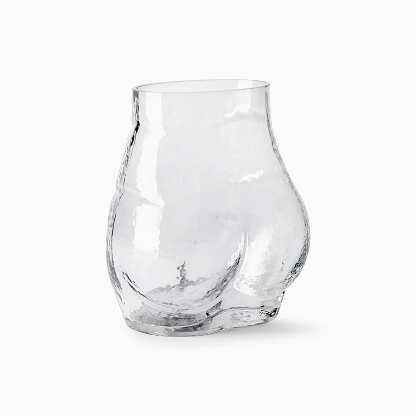HKliving Glass Bum Vase 3 HKliving Glass Bum Vase