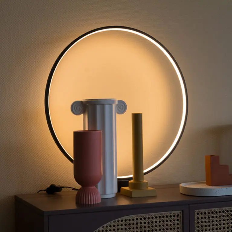 HKliving Lampe Cercle Lumineux 4 HKliving Lampe Cercle Lumineux