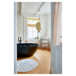 HKliving Round Bath Mat Swirl - Large 7 HKliving Round Bath Mat Swirl - Large