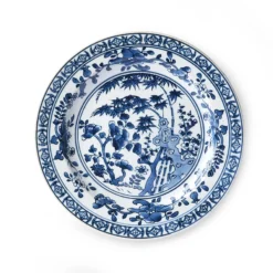 HKliving Set of 2 Ceramic Handpainted Plate